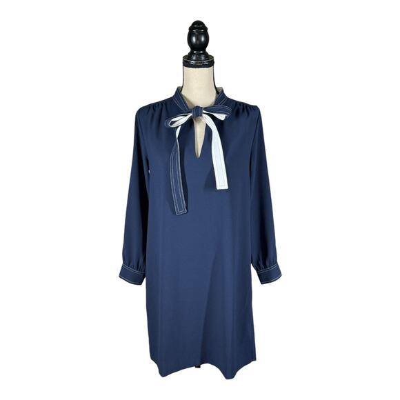 J. Crew Shift Dress With Necktie - Picture 1 of 6